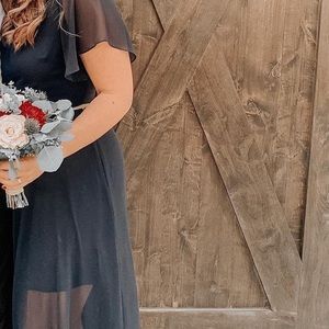 Navy bridesmaid dress